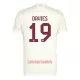 Camisolas FC Bayern de Munique Alphonso Davies 19 Criança Equipamento Terceiro 23/24