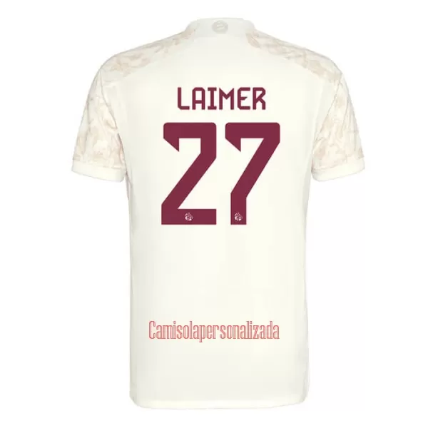 Camisolas FC Bayern de Munique Konrad Laimer 27 Criança Equipamento Terceiro 23/24