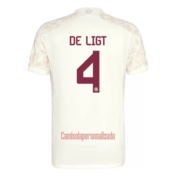 Camisolas FC Bayern de Munique Matthijs de Ligt 4 Equipamento Terceiro 23/24