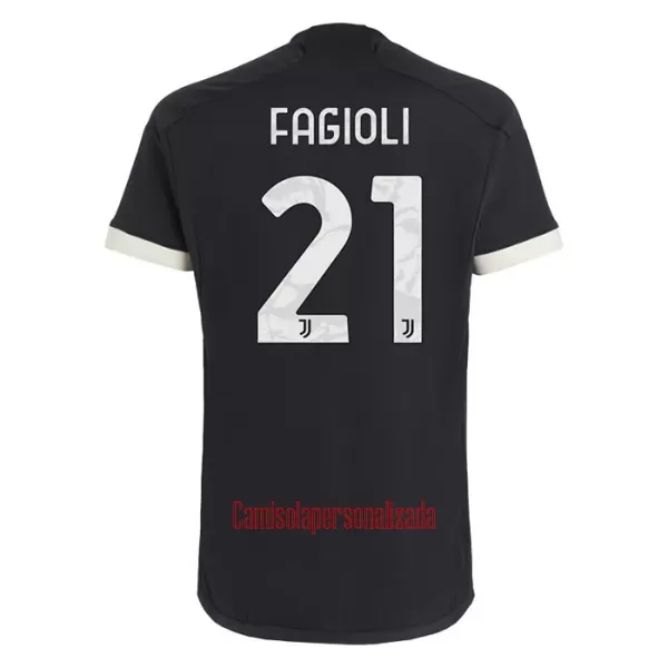 Camisolas Juventus Fagioli 21 Equipamento Terceiro 23/24