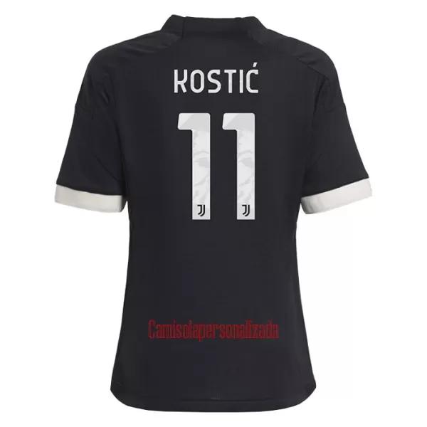 Camisolas Juventus Kostic 11 Criança Equipamento Terceiro 23/24