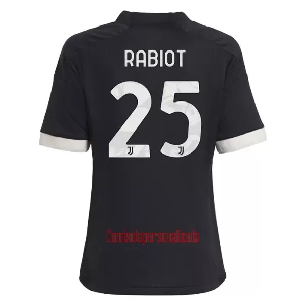 Camisolas Juventus Rabiot 25 Criança Equipamento Terceiro 23/24