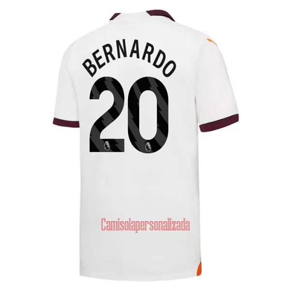 Camisolas Manchester City Bernardo Silva 20 Criança Equipamento Alternativo 23/24