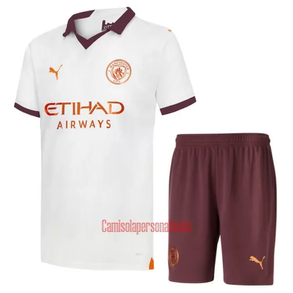 Camisolas Manchester City Criança Equipamento Alternativo 23/24