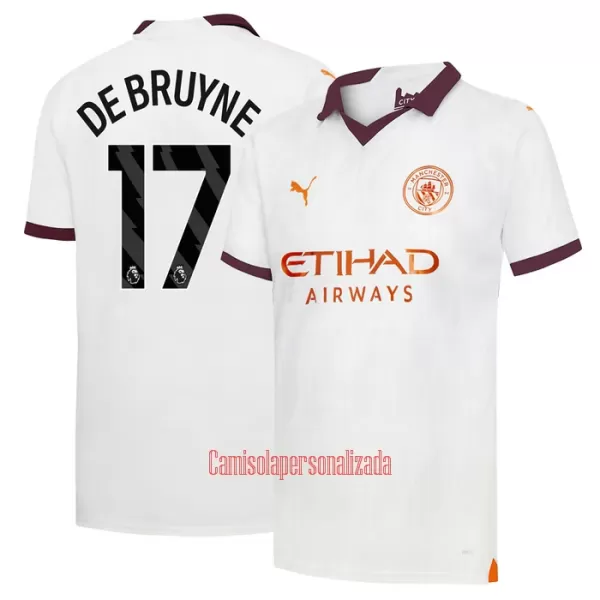 Camisolas Manchester City Kevin De Bruyne 17 Equipamento Alternativo 23/24