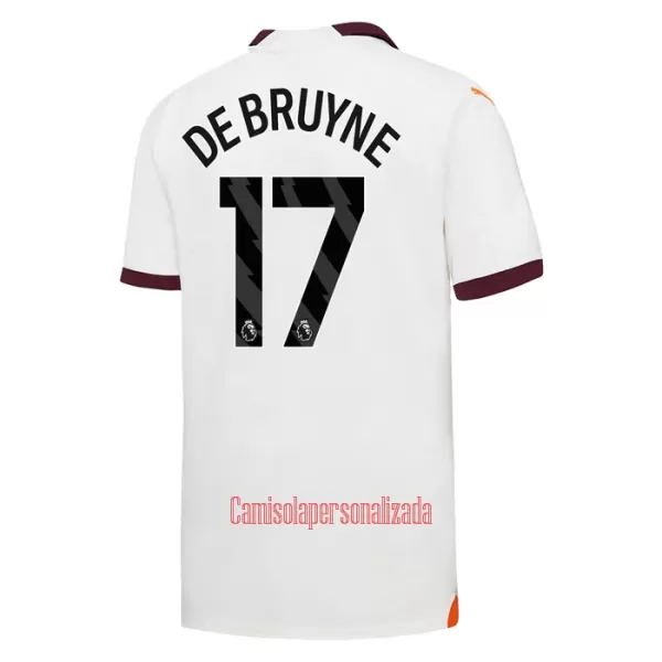 Camisolas Manchester City Kevin De Bruyne 17 Equipamento Alternativo 23/24