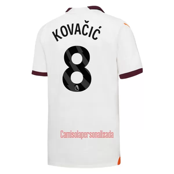 Camisolas Manchester City Mateo Kovacic 8 Criança Equipamento Alternativo 23/24