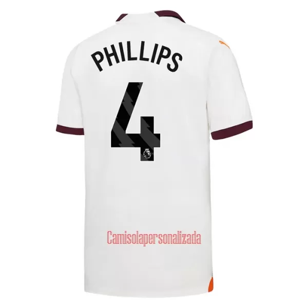 Camisolas Manchester City Phillips 4 Equipamento Alternativo 23/24