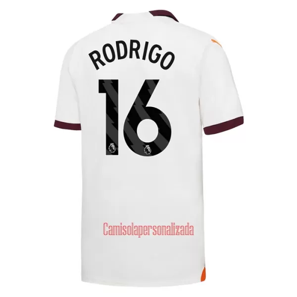 Camisolas Manchester City Rodrigo Hernández 16 Equipamento Alternativo 23/24