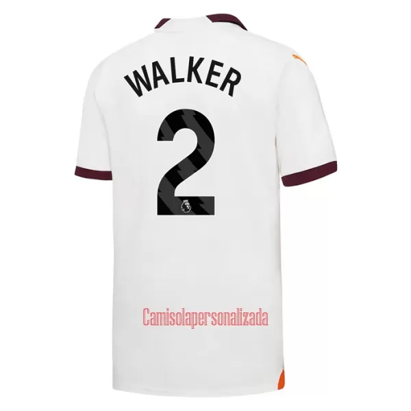 Camisolas Manchester City Walker 2 Equipamento Alternativo 23/24