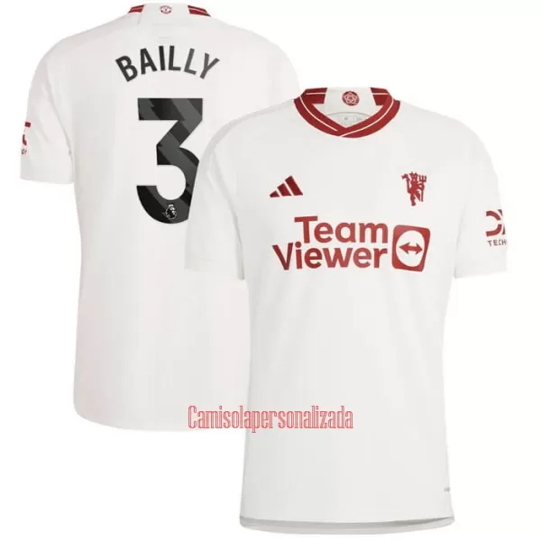 Camisolas Manchester United Bailly 3 Equipamento Terceiro 23/24