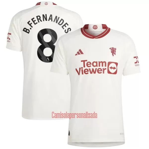 Camisolas Manchester United Bruno Fernandes 8 Equipamento Terceiro 23/24