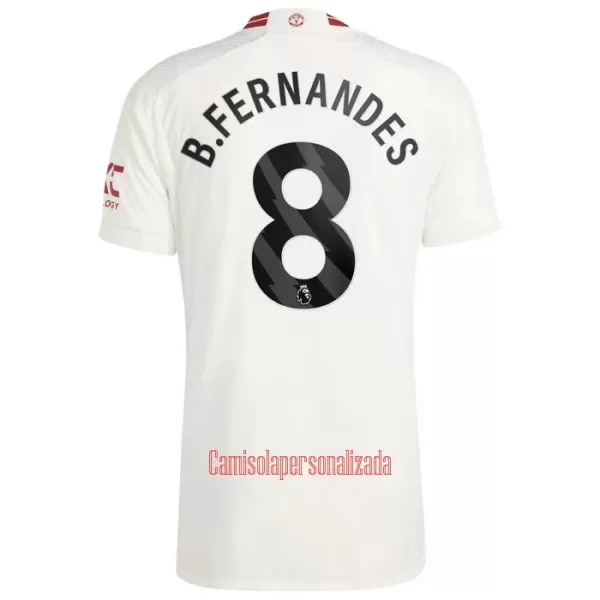 Camisolas Manchester United Bruno Fernandes 8 Equipamento Terceiro 23/24