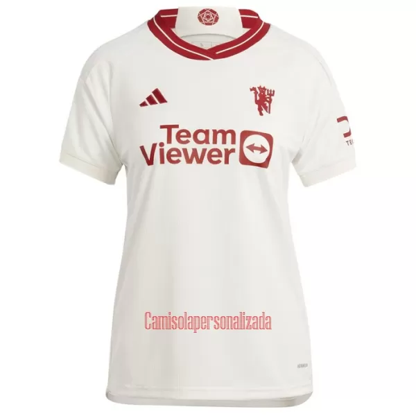 Camisolas Manchester United Bruno Fernandes 8 Mulher Equipamento Terceiro 23/24