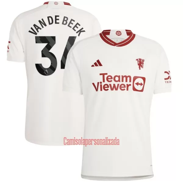 Camisolas Manchester United Donny Van de Beek 34 Equipamento Terceiro 23/24