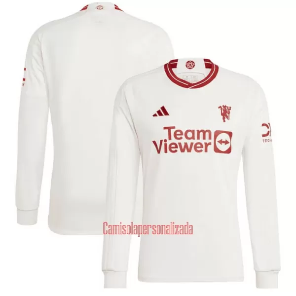 Camisolas Manchester United Equipamento Terceiro 23/24 Manga Comprida