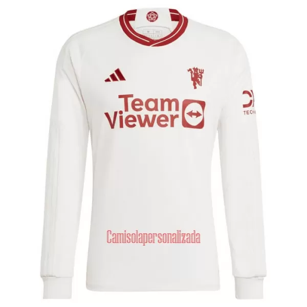 Camisolas Manchester United Equipamento Terceiro 23/24 Manga Comprida