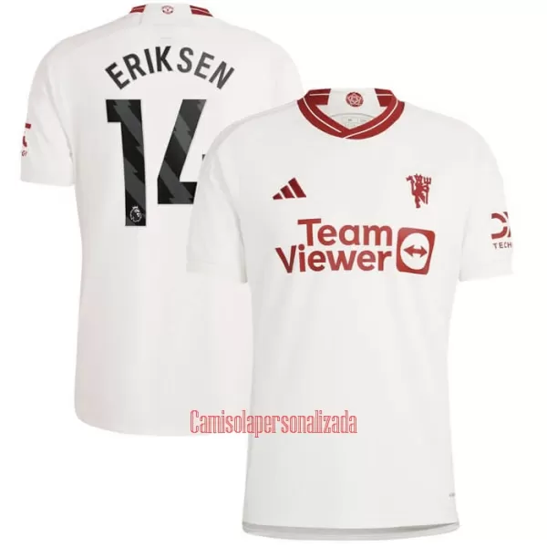 Camisolas Manchester United Eriksen 14 Equipamento Terceiro 23/24