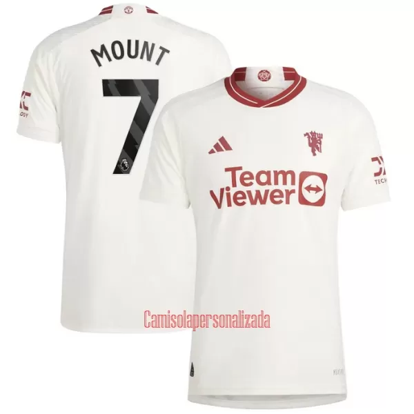 Camisolas Manchester United Mason Mount 7 Equipamento Terceiro 23/24