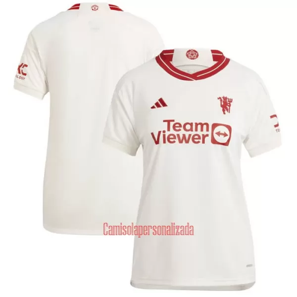 Camisolas Manchester United Mulher Equipamento Terceiro 23/24