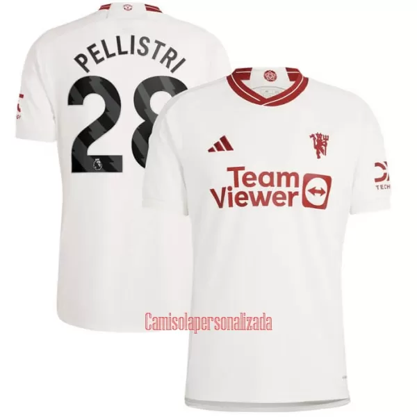 Camisolas Manchester United Pellistri 28 Equipamento Terceiro 23/24