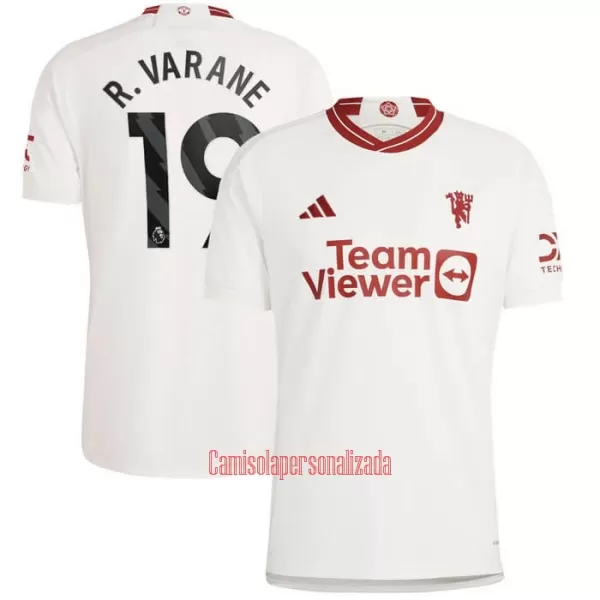 Camisolas Manchester United R. Varane 19 Equipamento Terceiro 23/24