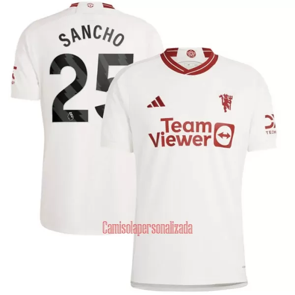 Camisolas Manchester United Sancho 25 Equipamento Terceiro 23/24