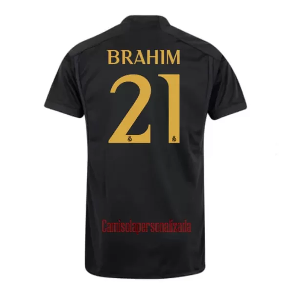 Camisolas Real Madrid Brahim 21 Equipamento Terceiro 23/24