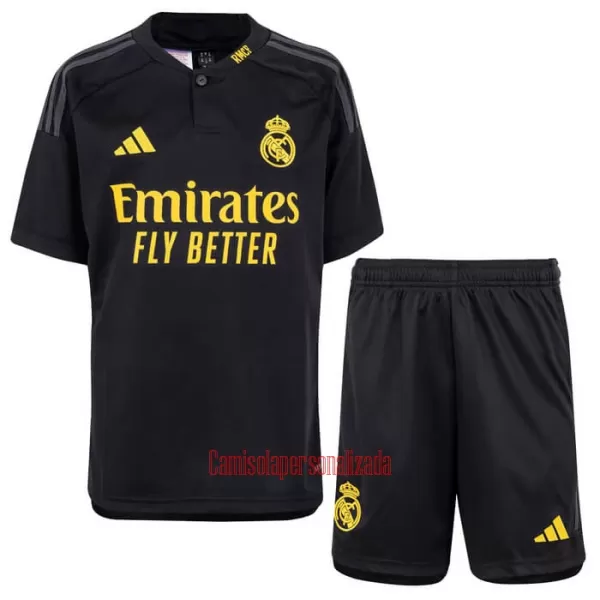 Camisolas Real Madrid Criança Equipamento Terceiro 23/24