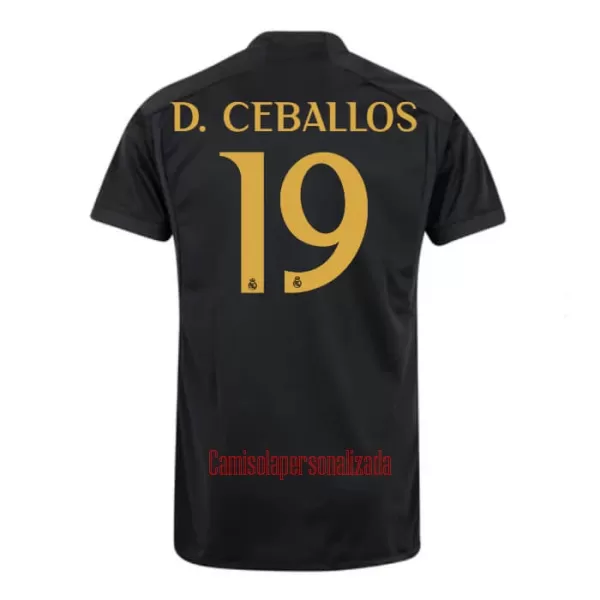 Camisolas Real Madrid D. Ceballos 19 Equipamento Terceiro 23/24