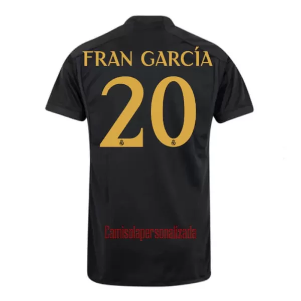 Camisolas Real Madrid Fran Garcia 20 Equipamento Terceiro 23/24