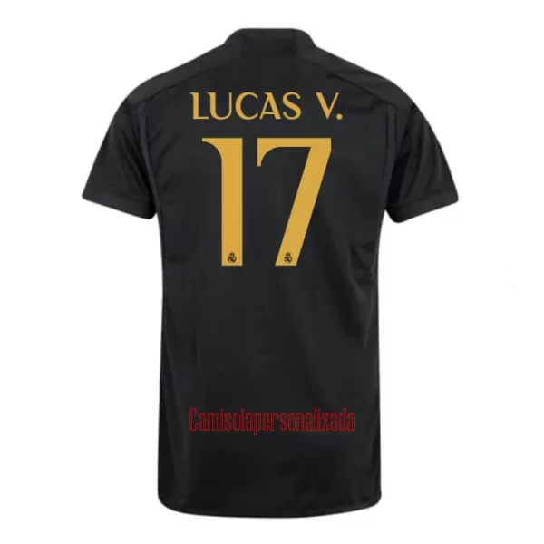 Camisolas Real Madrid Lucas V. 17 Equipamento Terceiro 23/24