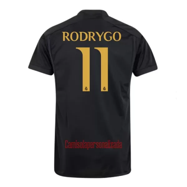 Camisolas Real Madrid Rodrygo Goes 11 Equipamento Terceiro 23/24