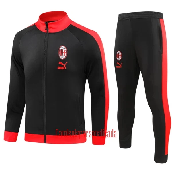 AC Milan Casaco de Treino Conjunto 23/24 Preto