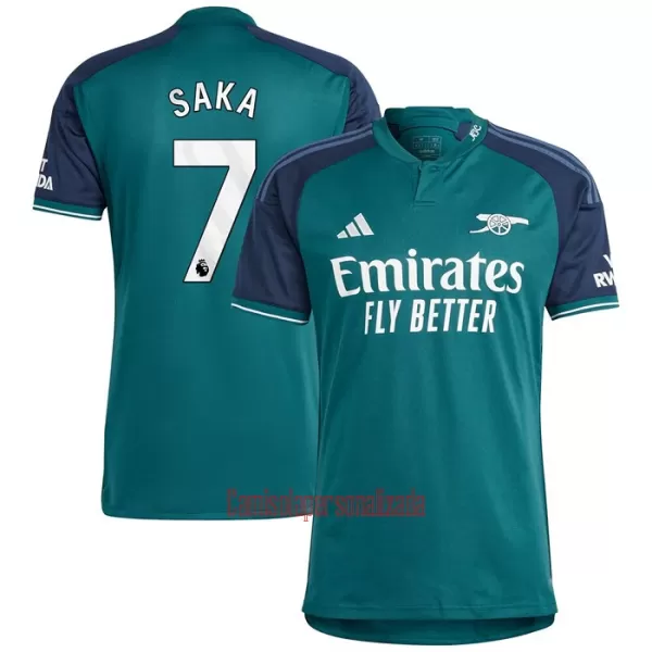 Camisolas Arsenal Bukayo Saka 7 Equipamento Terceiro 23/24