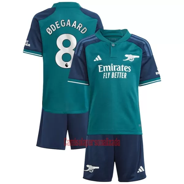 Camisolas Arsenal Martin Ødegaard 8 Criança Equipamento Terceiro 23/24