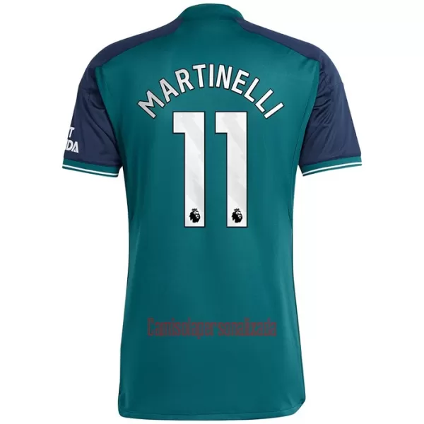 Camisolas Arsenal Martinelli 11 Equipamento Terceiro 23/24