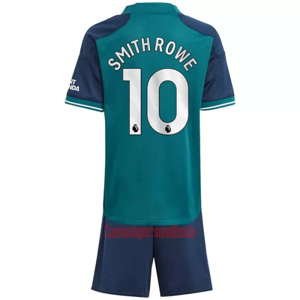 Camisolas Arsenal Smith Rowe 10 Criança Equipamento Terceiro 23/24