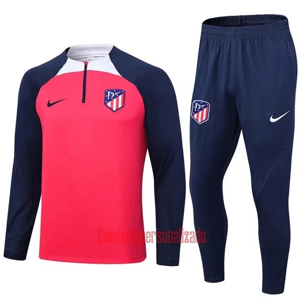 Atlético Madrid Casaco de Treino Conjunto 23/24 Vermelho