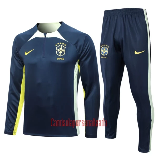 Brasil Casaco de Treino Conjunto 23/24 Azul