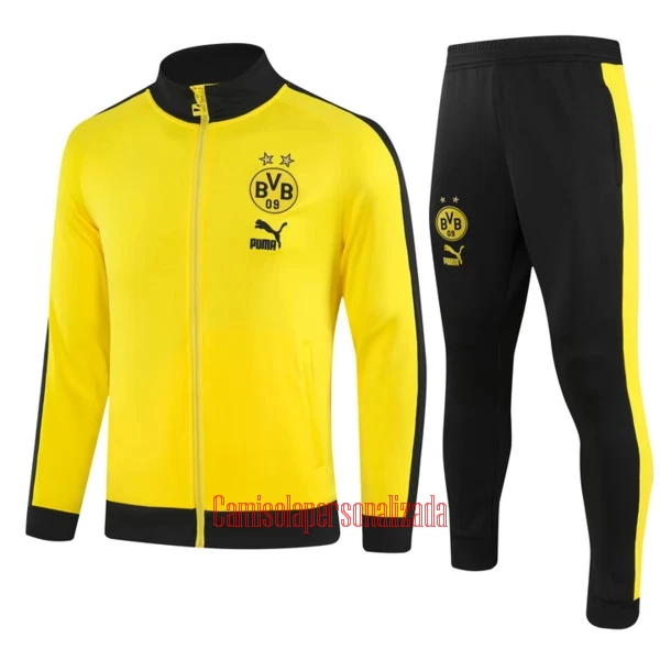 BVB Borussia Dortmund Casaco de Treino Conjunto 23/24 Amarelo