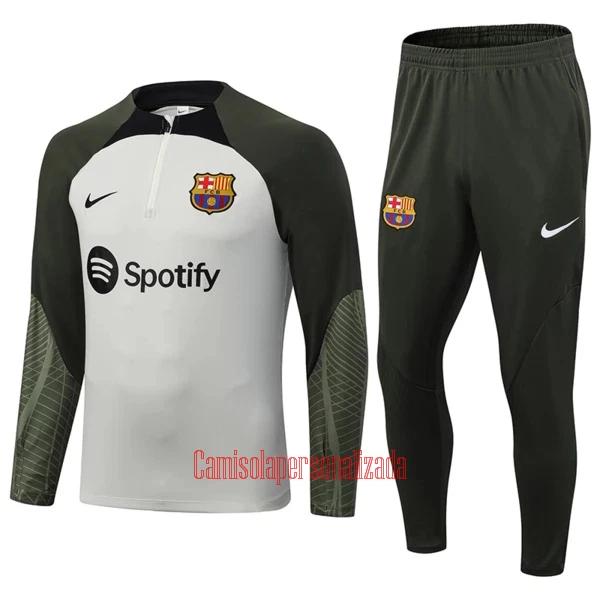 FC Barcelona Casaco de Treino Conjunto 23/24 Cinza