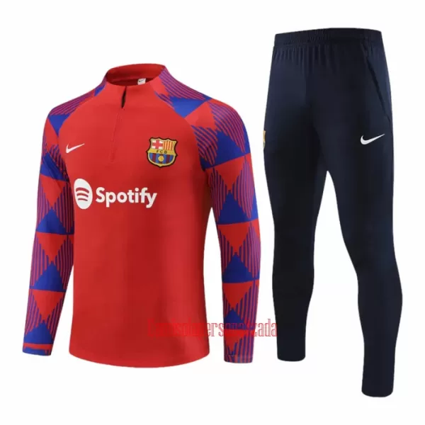 FC Barcelona Casaco de Treino Conjunto 23/24 Vermelho