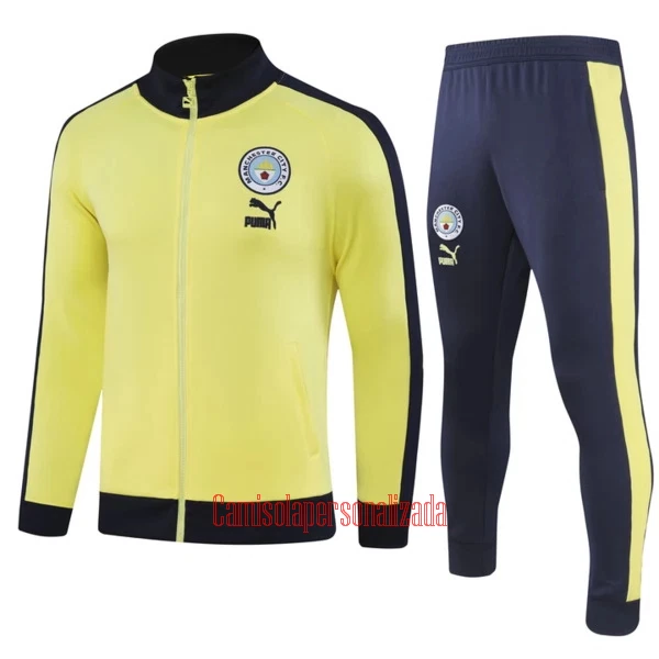 Manchester City Casaco de Treino Conjunto 23/24 Amarelo