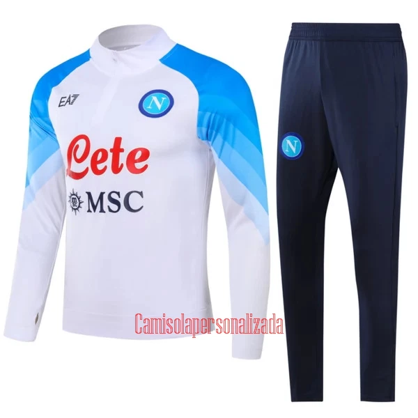 Napoli Casaco de Treino Conjunto 23/24 Branco