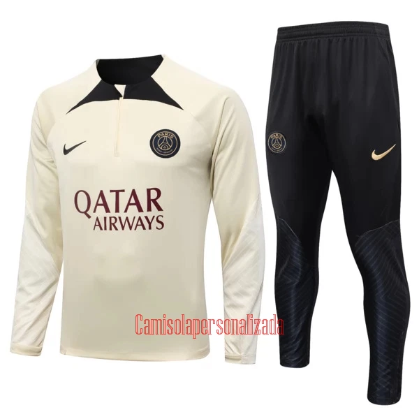 Paris Saint-Germain Casaco de Treino Conjunto 23/24 Creme