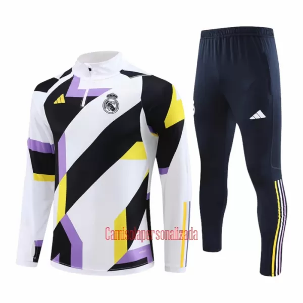 Real Madrid Casaco de Treino Conjunto 23/24 Branco Preto