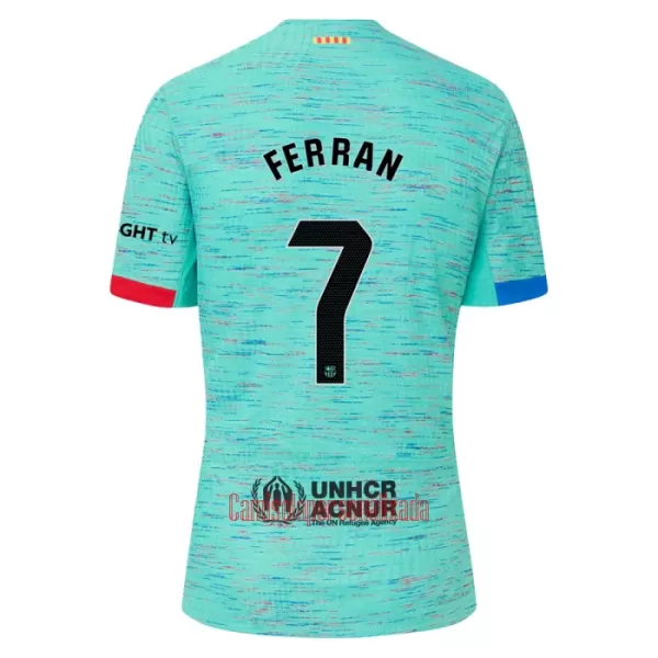 Camisolas FC Barcelona Ferran Torres 7 Criança Equipamento Terceiro 23/24