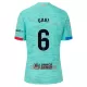 Camisolas FC Barcelona Gavi 6 Equipamento Terceiro 23/24