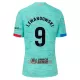 Camisolas FC Barcelona Robert Lewandowski 9 Criança Equipamento Terceiro 23/24